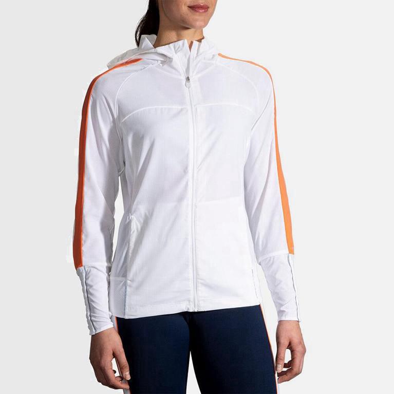 Brooks Canopy - Chaquetas Mujer - Blancas (XJ0428156)